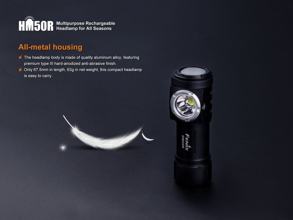 Lampe frontale rechargeable (500 lumens) HM50R Fenix