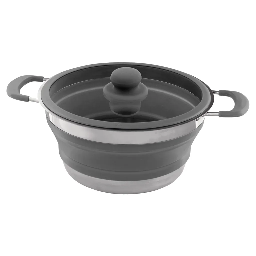 Casserole pliable Eurotrail avec couvercle L