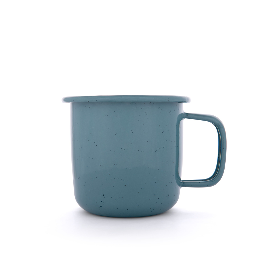 Tasse Rolled Enamelware smoky blue Barebones