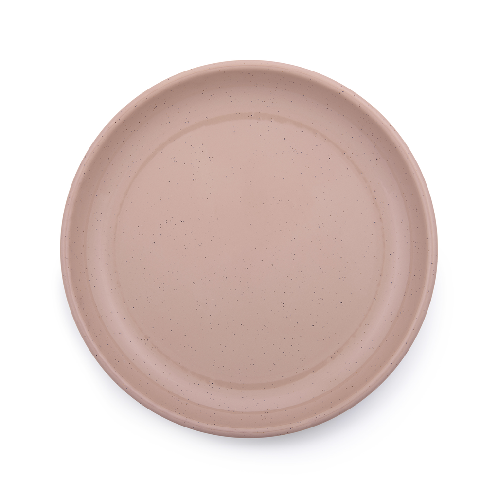 Assiette Rolled Enamelware, dusty rose, Barebones