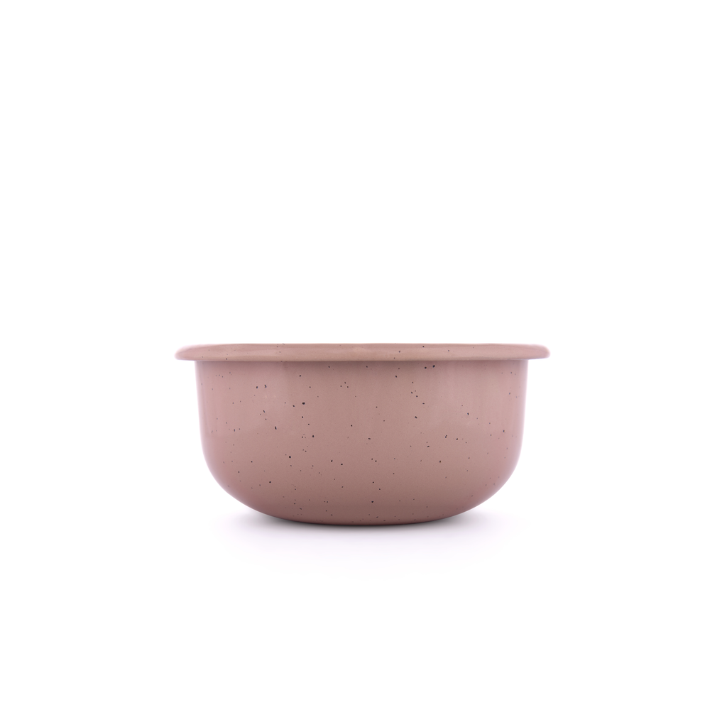 Bol d'appoint Rolled Enamelware dusty rose Barebones