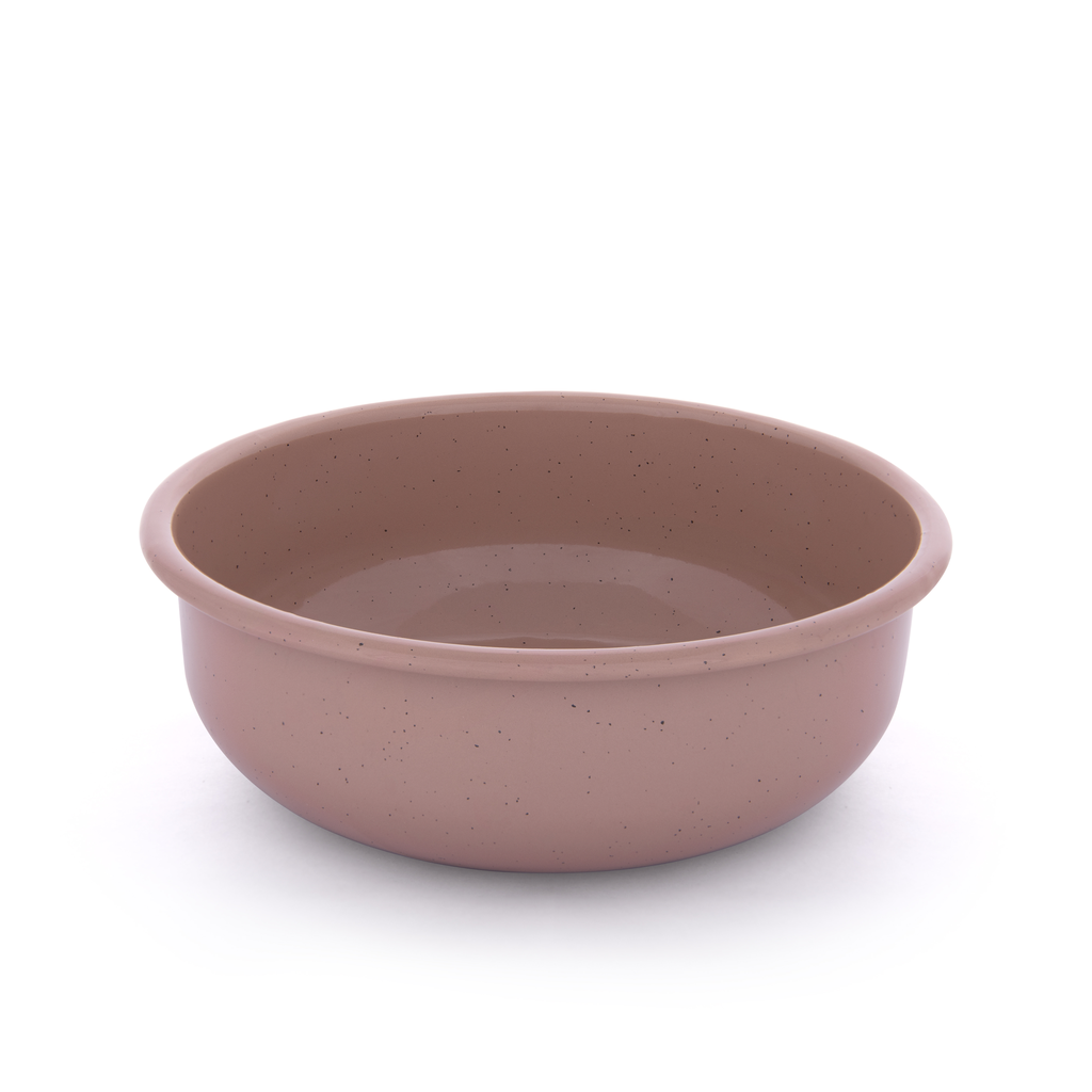 Schüssel Rolled Enamelware, dusty rose, Barebones