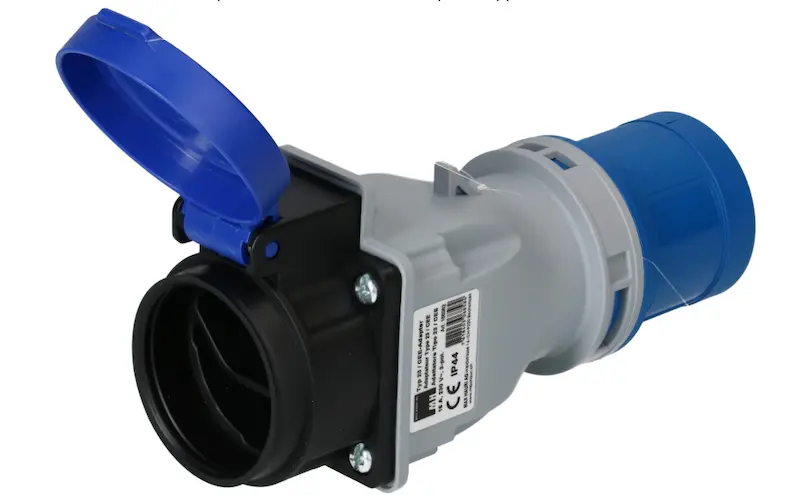 Adaptateur fiche CEE16-3 / prise type 23 IP55