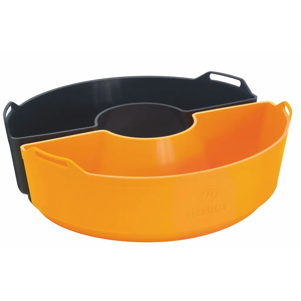 [100111] Formes en silicone 2x demi-forme pour four de camping RoadBaker