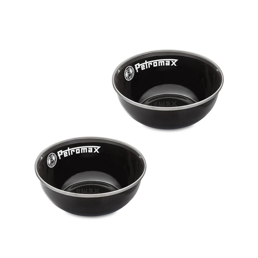 [PX-BOWL-160-S] 2er-Set Patromax-Schalen aus Emaille (160 ml)